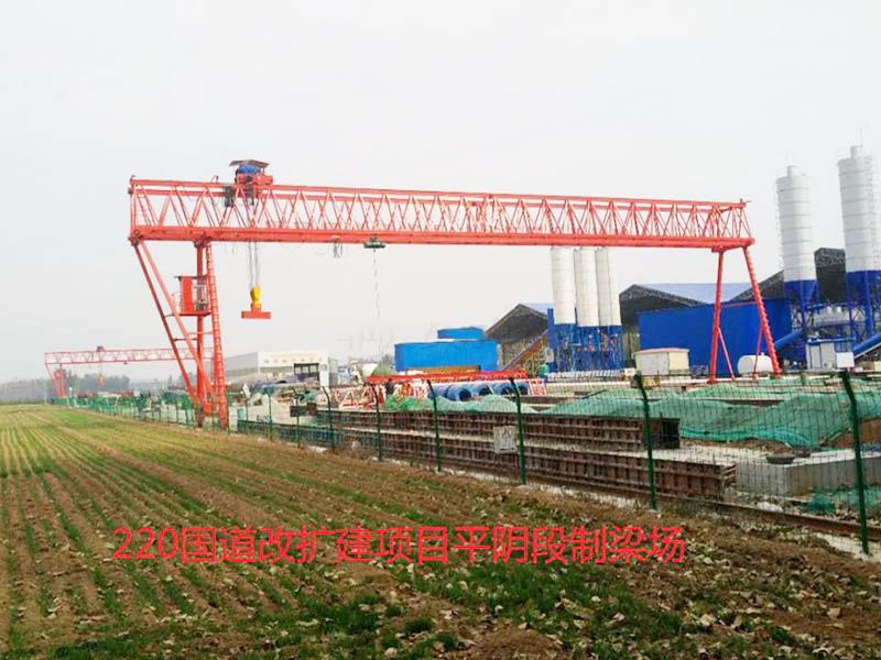 220國道改擴建項目平陰段制梁場